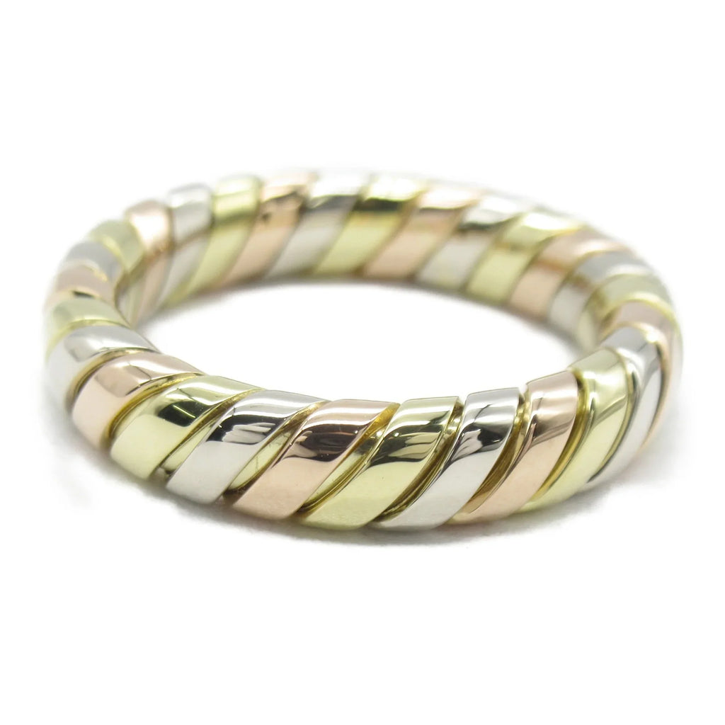 (Good) ring BVLGARI Gold Gold) K18 Gold Tubogas Gold) K18PG(Rose (Yellow Pre-Owned Ring