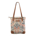 TOTE Leather Genuine handbag Upcycled purse KB227 women Canvas western Upcycled KB Wool OHLAY bag