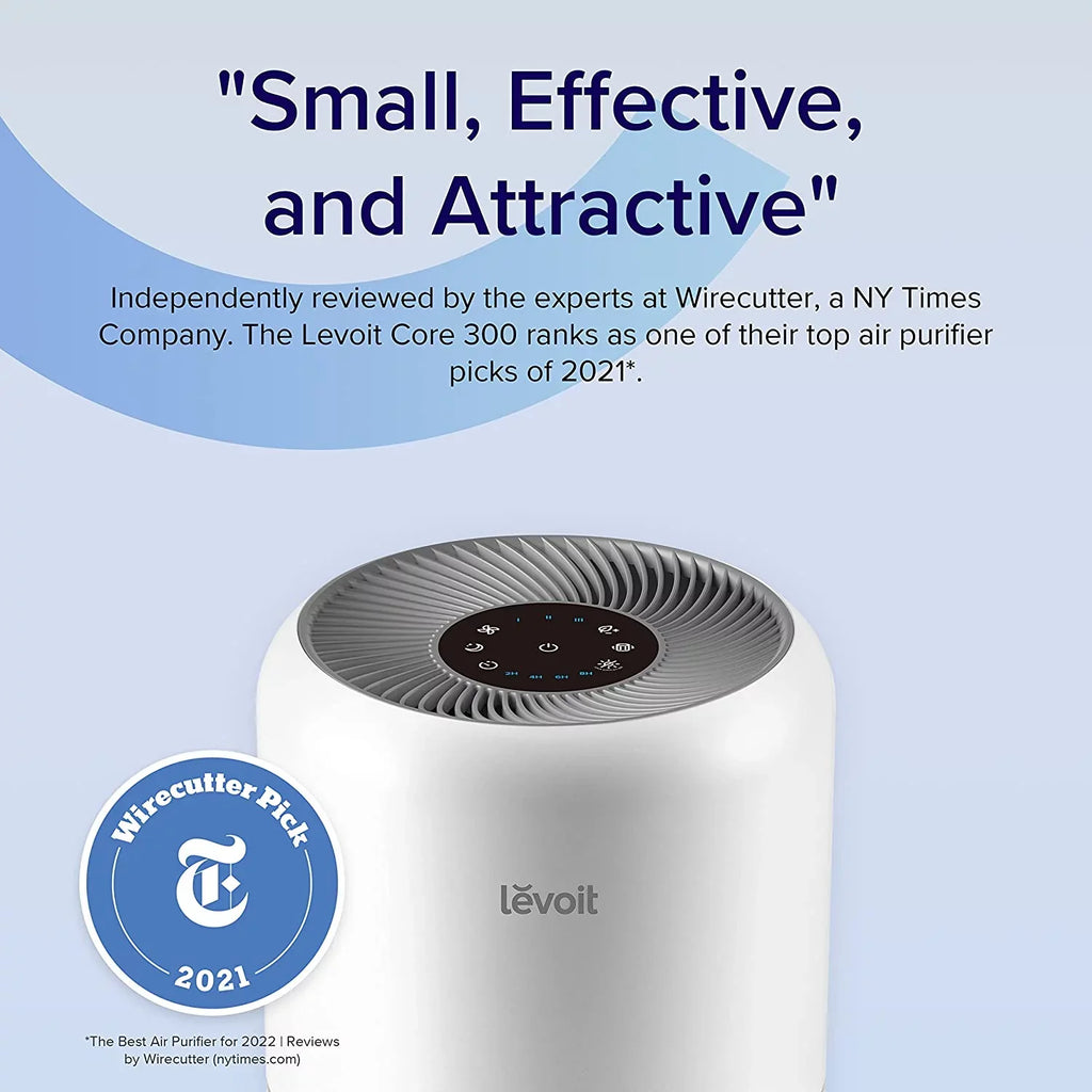 sq. White 300-RAC, and ft., 547 Up to Asthma, Rooms Purifier Allergies Large Air for Levoit Core