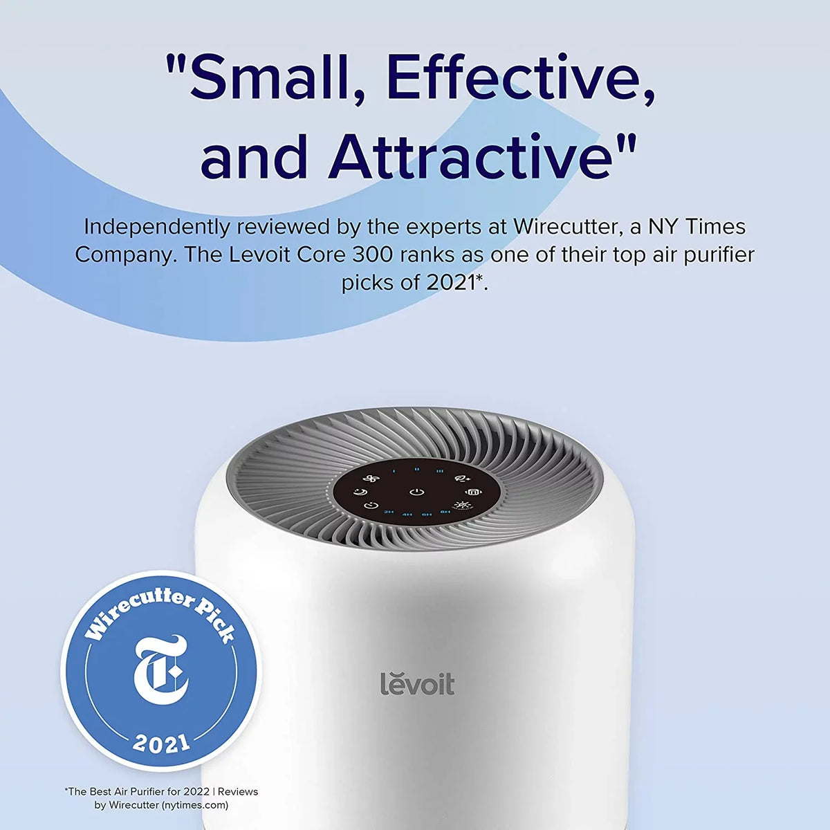 sq. White 300-RAC, and ft., 547 Up to Asthma, Rooms Purifier Allergies Large Air for Levoit Core
