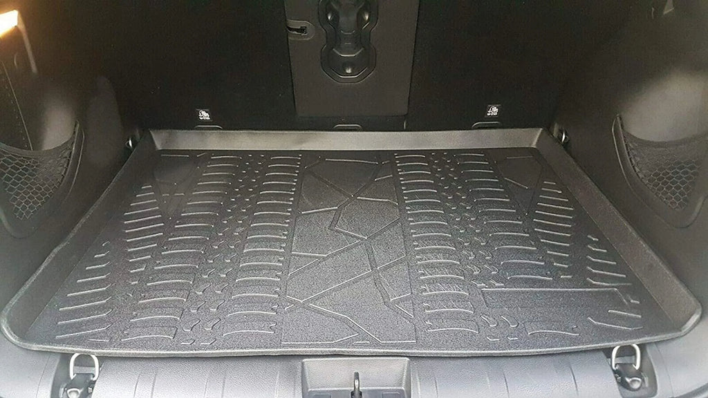 Trunk 2015-2023 Easy Lip Liner Non-Slip for Mat Renegade – Weather-Resistant Rubber Cargo – – Raised Trunk Car to Laser EACCESSORIES Mats Trunk – Jeep EA – Pre-Cut Cars Install Design Mat for with