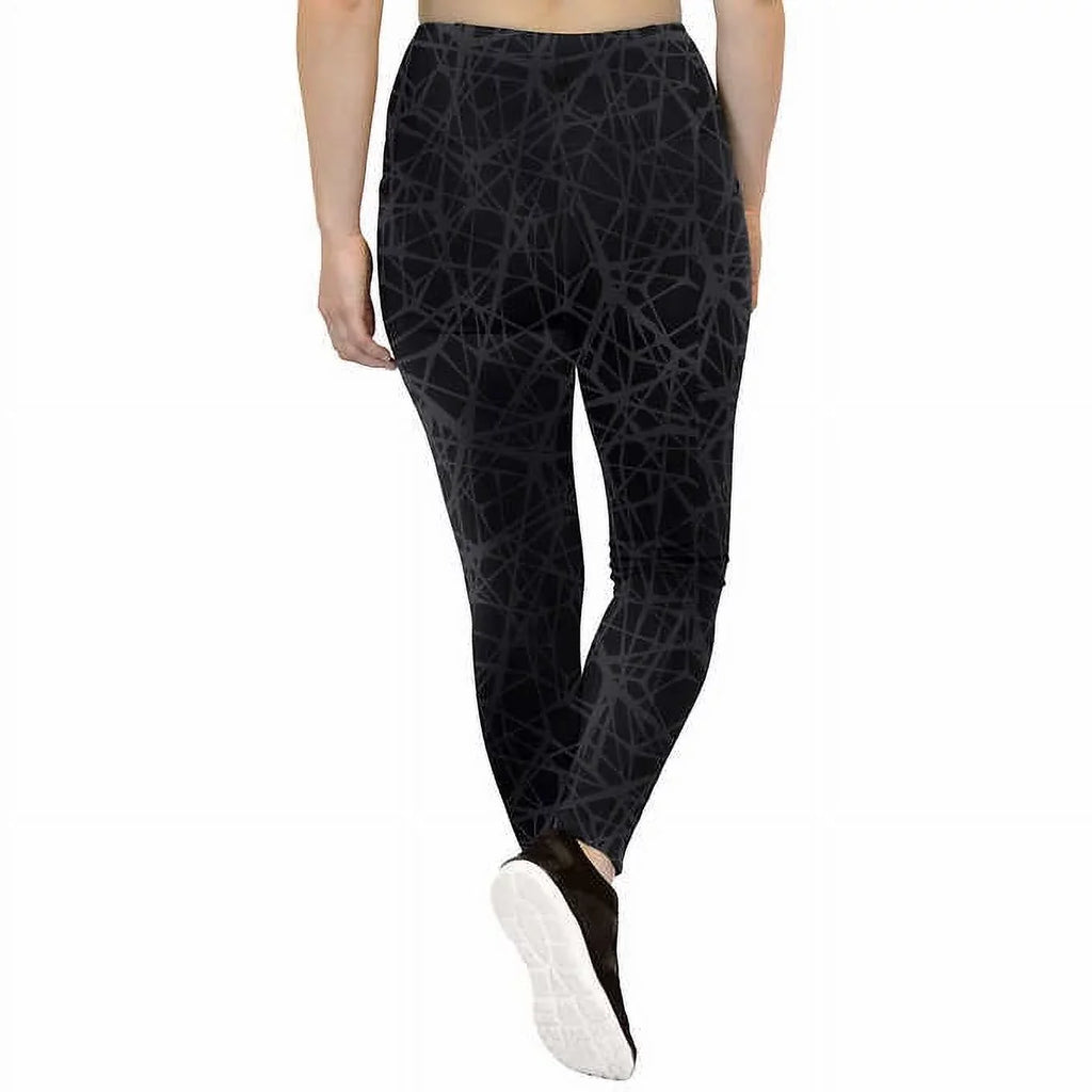 Large Black Performance Rise Spyder Tight, High Ladies'