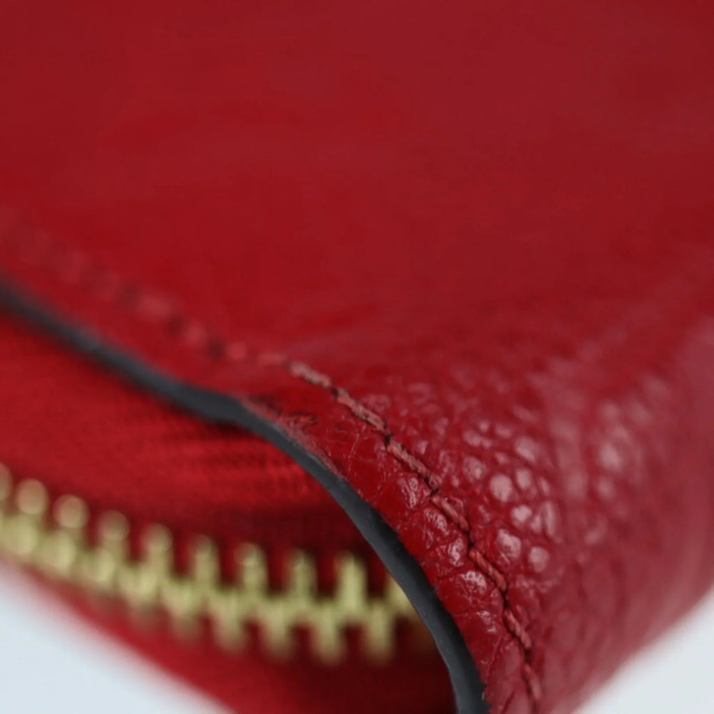 Zip Cerise Louis Vuitton M60737 Pre-Owned Monogram Around Zippy Implant Long (Good) LOUIS Zipper Wallet VUITTON Round