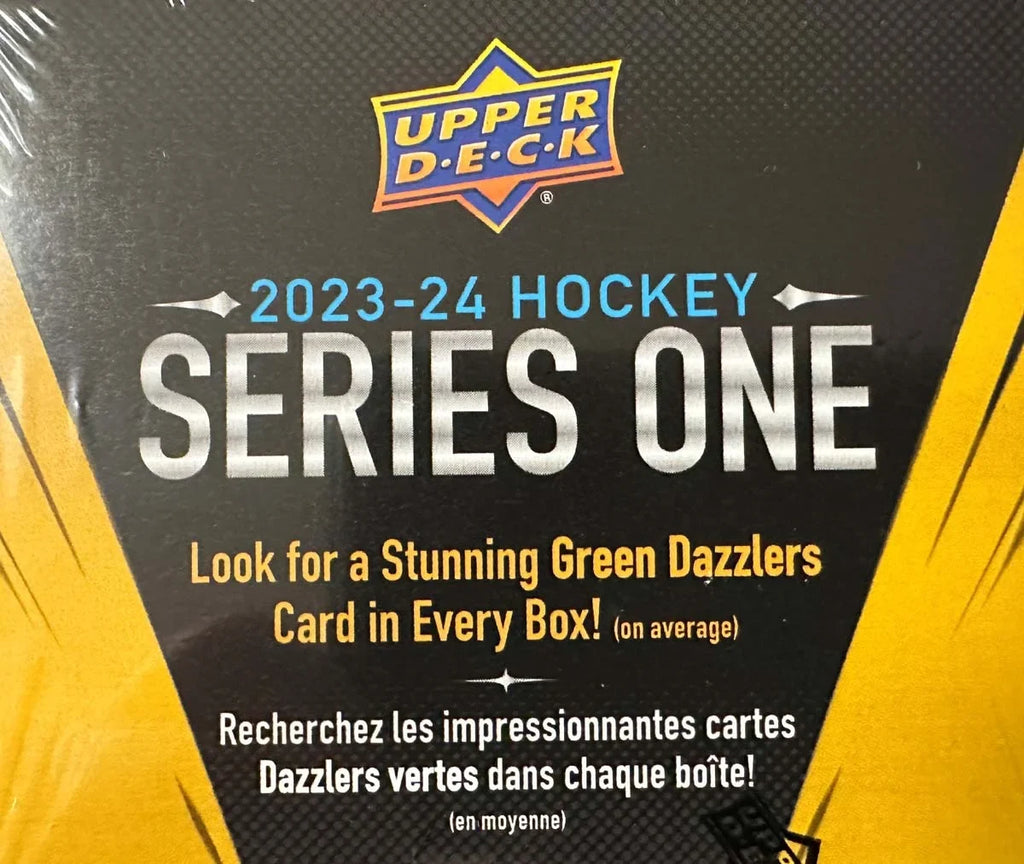 Hockey Box Series Blaster Upper 1 2023-24 Deck 4-Pack