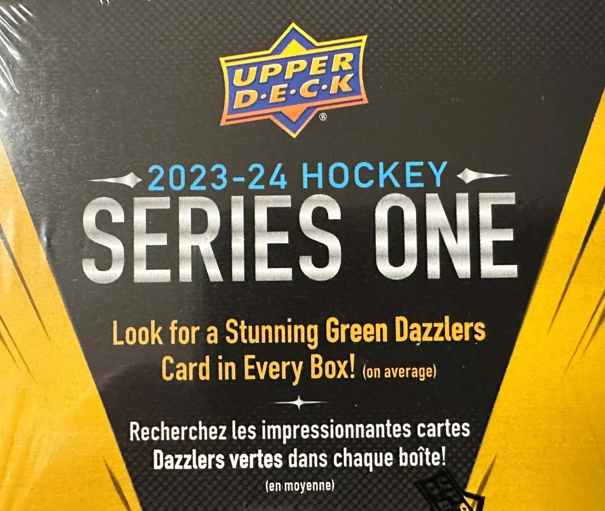 Hockey Box Series Blaster Upper 1 2023-24 Deck 4-Pack
