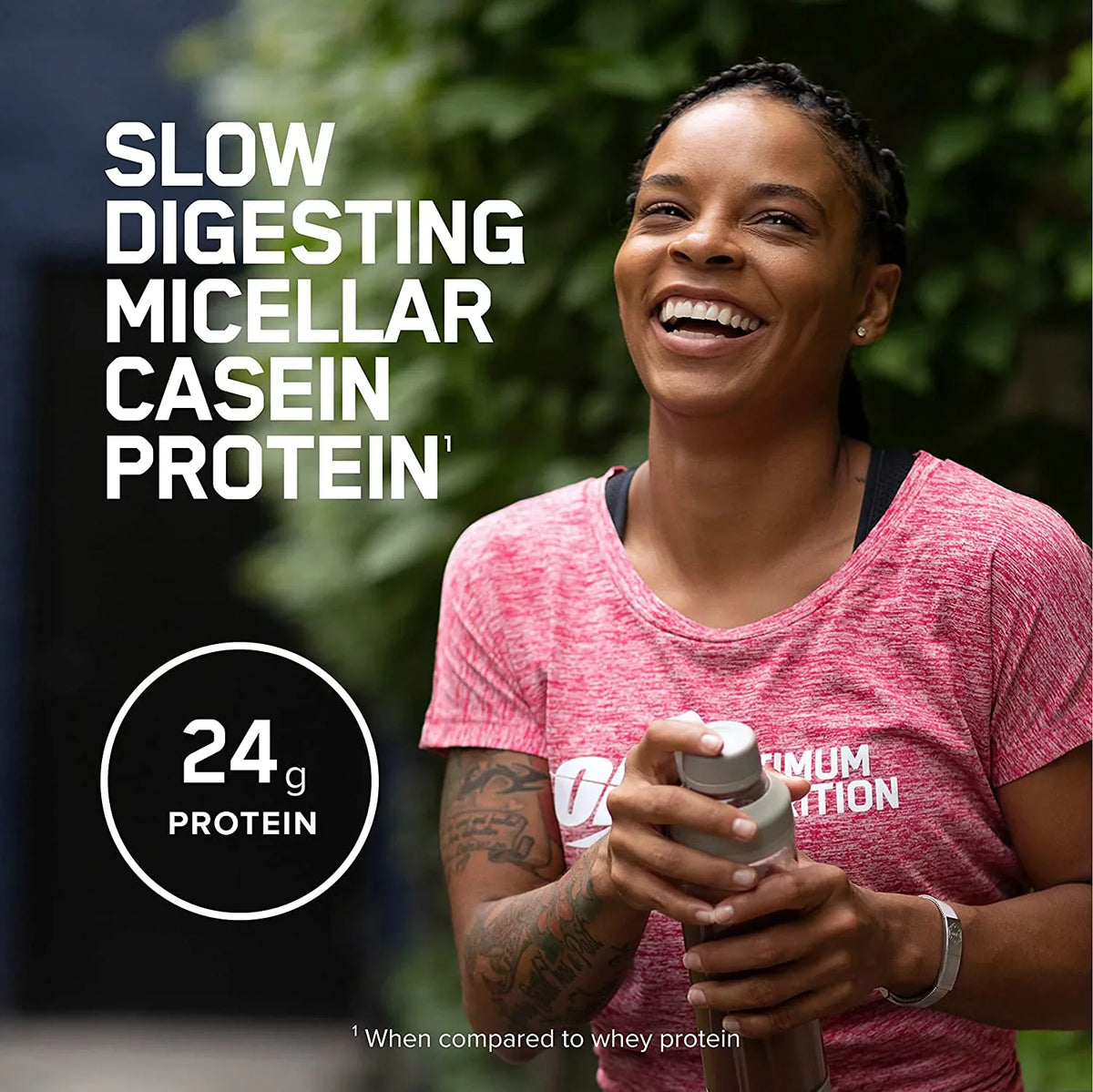 Peanut Standard 1.87 Nutrition, Gold lb Butter, Casein, 24g Chocolate Protein Optimum 100% Powder,