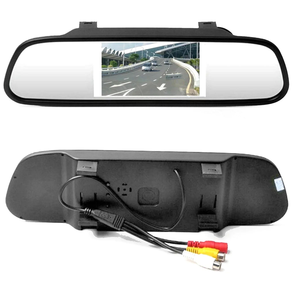 4.3inch NTSC TFT LCD Assist 4.3" Motor Mirror Car Monitor Genic Night Vision Parking PAL