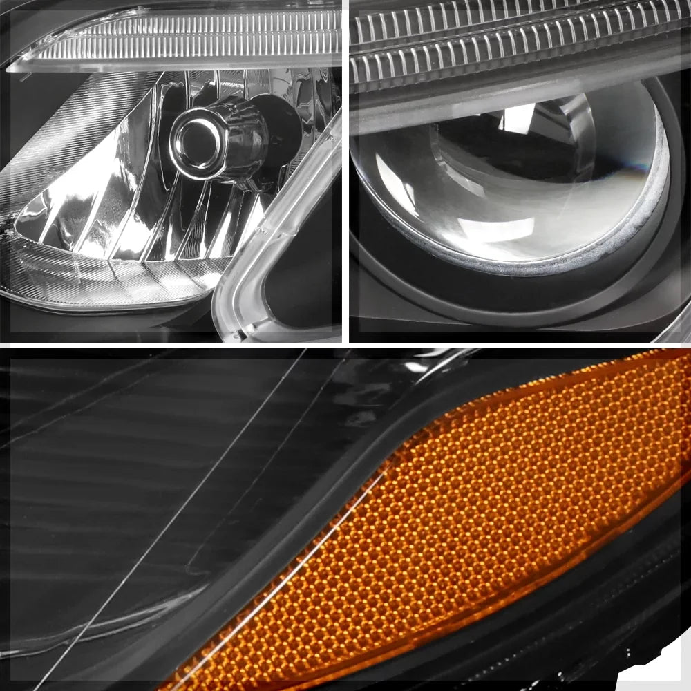 14-15 Kia Sorento for Housing Black Amber EX/SX Reflector Projector Headlight