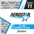 Filter, 20 Box Aerostar x of x 4, Air 11, 20x20x4 4 MERV 20
