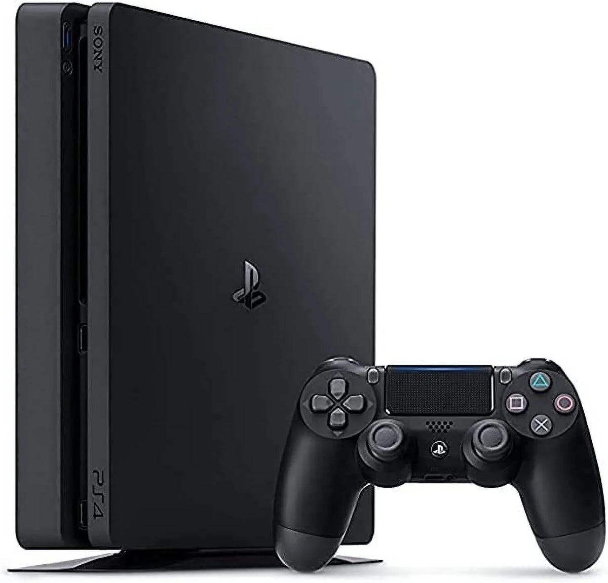 With BOLT New) Black Console Earbuds Gaming 1TB AXTION Slim Gaming + (Refurbished: 4 Sony Microphone Bundle Like PlayStation Pre-Owned